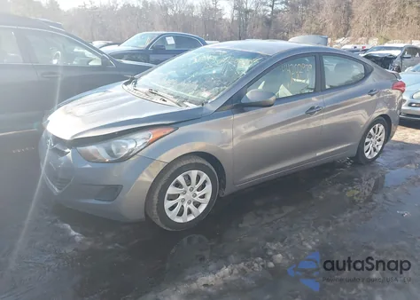 2012 Hyundai Elantra Gls from USA, damaged, VIN 5NPDH4AEXCH073556